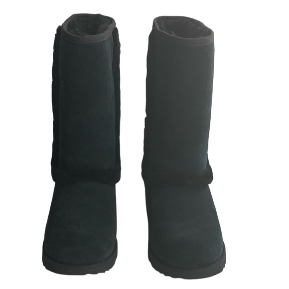 UGG Handley II Black Waterproof Sheepskin Boots